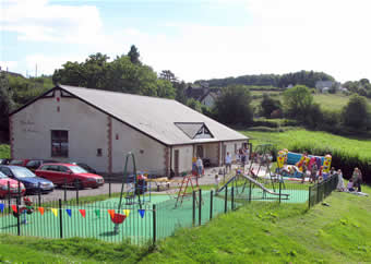 the new hall in the summer