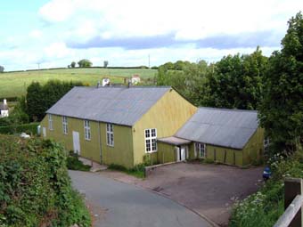 the old corrugated hall